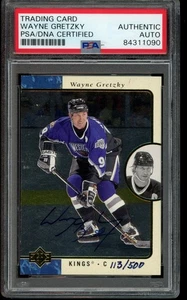 1995-96 SP Authentic Wayne Gretzky /500 Buyback Auto PSA/DNA Certified Authentic - Picture 1 of 2
