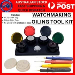 Moebius Watch Oil Kit Watchmaker Oiling Oiler Tray Tool Set Repair Lubrication - Picture 1 of 2