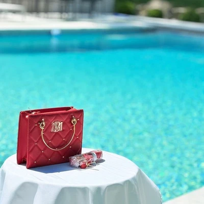 Bolso de Mano Badgley Mischka Mini Acolchado Foto 1 de 4