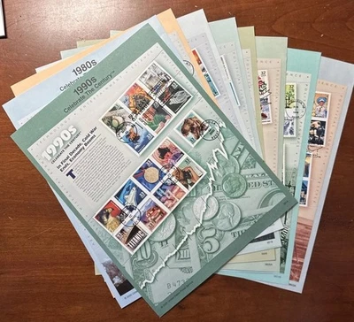 Scott 3182-3921- CELEBRATE THE CENTURY 1900-90's FD Souvenir Page - Complete set - Image 1 of 4