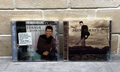 Josh Turner Lot of 2 CDs Long Black Train & Your Man Sealed Foto 1 de 4