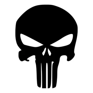 Punisher Sticker Decal Skull Various Sizes And Colors Laptop Window Car sticker - Bild 1 von 3