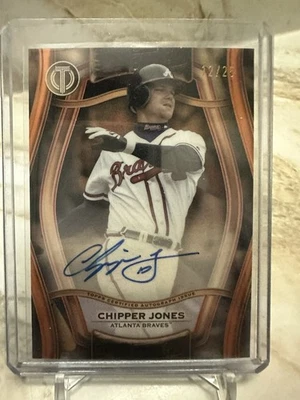 Autógrafos Topps Tribute Pillars of the Game 2025 Chipper Jones #PTGA-CJ/25 Foto 1 de 2