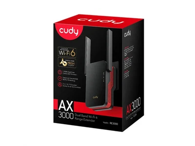 Cudy RE3000 | AX3000 Wireless Dual-Band Wi-Fi 6 Range Extender / Repeater AC/AX - Image 1 of 2