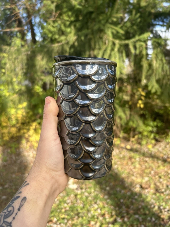 10oz Starbucks Iridescent Siren Mermaid Scales Travel Mug Tumbler 2017