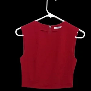 Alice +Olivia Women Blouse. Color Red. Size SX/TP - Picture 1 of 6