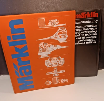 Märklin 2 alte Händler Ordner Modelleisenbahn A4 60er 70er jahre vintage - Bild 1 von 4