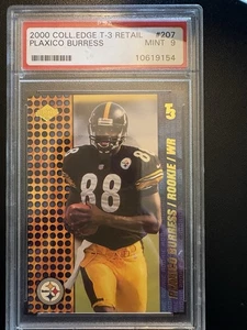 2000 Collector's Edge T3 - Plaxico Burress #207 Retail (RC) PSA 9 - Foto 1 di 2