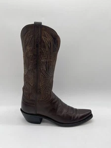 1883 Lucchese Savannah Mad Dog Goat Burnished Chocolate Cowgirl Boots Snip 7.5B - Picture 1 of 17