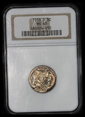 1938-D Buffalo Nickel - NGC MS-65 - Image 1 of 4
