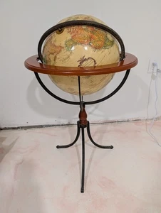 Replogle 16" Diámetro World Globe Serie Clásica Mundial con Soporte de Hierro - Imagen 1 de 18