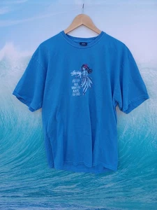 Camisa Stussy XL Vintage Teñida con Pigmento Estilo Suave Atrévete a Bailar Camiseta Hawaiana #0560 - Imagen 1 de 3