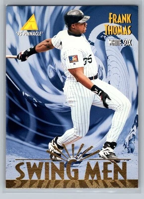 Pinnacle Swing Men 1995 #302 Frank Thomas Chicago White Sox Foto 1 de 2
