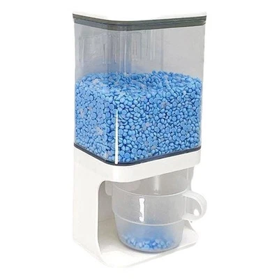 Wall Mounted Laundry Detergent Box with Adjustable Compartments and Seal - Image 1 of 4