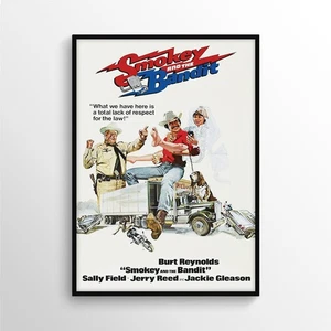 1977 SMOKEY AND THE BANDIT - Film Film Poster Druck A3 A4 A5 - Wohndeko - Bild 1 von 4