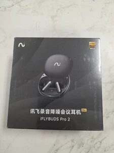 iFLYTEK iFLYBUDS Pro 2 ANC Bluetooth AI Écouteurs de Traduction | XFVI-A08 | Noir - Photo 1 sur 2