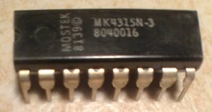 Mostek MK4315N-3 16K Dynamic RAM - NOS - RARE ! - Picture 1 of 1