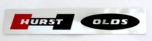 HURST/OLDS 1969 Glove Box Decal Silver Foil - NEW - LICENSED - Bild 1 von 2