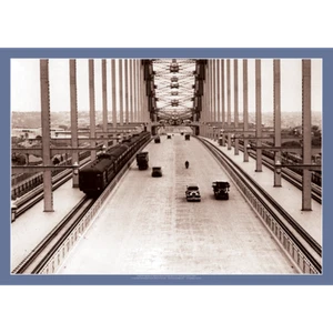 Sydney Harbour Bridge Deck Art Print – Bradfield Highway 1932 – 2 sizes Poster - Bild 1 von 5