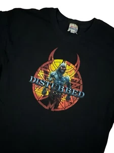 DISTURBED SHIRT 2009 SEVENDUST SKINDRED INDUSTRUCTABLE RARE READ - Picture 1 of 7