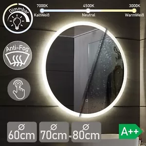 Aquamarin® Badspiegel LED Badezimmerspiegel Wandspiegel Lichtspiegel Bad - Bild 1 von 48