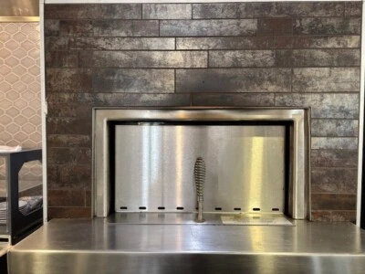 Woodstone Bistro Stone Hearth Deck Pizza Oven WS-BL-4343-RFG-NG Radiant Flame - Image 1 of 4