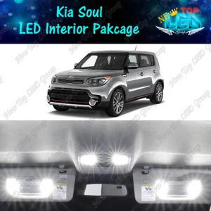 Kit de equipamiento interior de luces LED blancas para Kia Soul 2014 2015 2016 2017 2018 2019 - Imagen 1 de 12