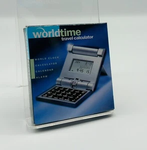 World Time Travel Calculator Clock Calendar Alarm 1660 Rare *NEW* - Picture 1 of 4
