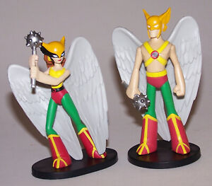 DC Comics HEROWORLD Hawkman & Hawkgirl Figure Set By Funko - Justice League