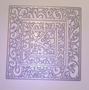 5 Square Panel Cutting Die Card Making Scrapbooking Home Decor Craft - Picture 1 of 11