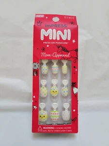 Kiss Impress Nails Mini Press-On Manicure 'Egcelent Day' Kids Nail Kit #87407 - Picture 1 of 6