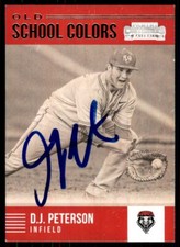 2015 Panini Contenders Old School Colors D.J. Peterson Signed IP AUTO New Mexico