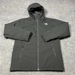 NORTH FACE Jacket Youth Kid Boys XL 18-20 Black Windwall Fleece Lined Hiking - Picture 1 of 17