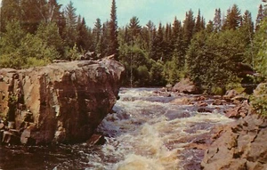 Dreh Postkarte Kanada Montreal Quebec 1970 Verlorene Gewässer - Bild 1 von 2
