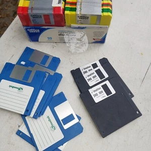 Over 60+ New Floppy Disks 1.44 MB Office Depot, Imation,greendisk - Afbeelding 1 van 6