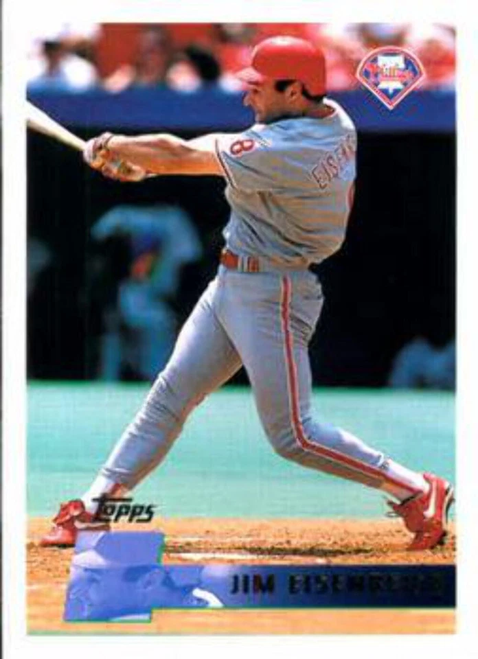 #66 Jim Eisenreich - Philadelphia Phillies - 1996 Topps Baseball - Image 1 of 1