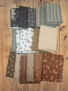 Paquete Round The Mountain Trains 18 Fat Quarter - Imagen 1 de 2