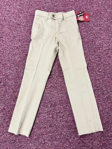 Dickies Tan Slacks Girl's Stretch Twill Pants Slim Fit Size 7 New With Tags - Picture 1 of 4