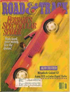 Road & Track 1993 June Ferrari BMW 540i Chrysler LHS 348 Lotus Esprit Acura NSX - Imagen 1 de 1