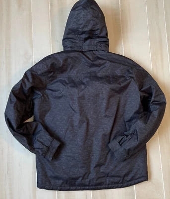 ZeroXposur boarding co gray print hooded winter jacket size M men's - Image 1 of 4