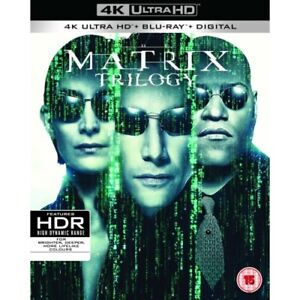 THE MATRIX TRILOGY - MATRIX / MATRIX RELOADED / MATRIX [UK] NEW 4K BLURAY