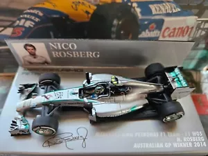 1/43 Minichamps Mercedes F1 W05 Hybrid Nico Rosberg Australian GP 2014 - Picture 1 of 9