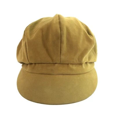 World Beaters Vintage Women’s Hat Gardena California Newsboy Cabbie Gold Cap 🔥 - Image 1 of 4