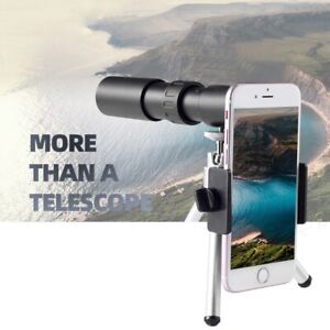 Tripod Clip Portable Monocular Telescope Night Vision For Travel Zoom Telescope