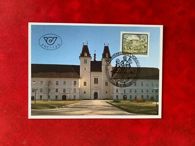 AUSTRIA OSTERREICH 1990 MAXI CARD PHQ VORAU ABBEY MONASTERY STYRIA - Image 1 of 2