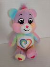 Togetherness Bear 9" Rainbow Heart Care Bears Plush Stuffed Animal  2022
