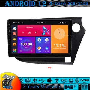 9"Android 12 Head Unit Radio Carplay GPS SAT Navi BT DAB For Honda Insight 09-14 - Imagen 1 de 12