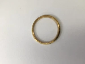Auténtico bisel de oro 18k Ebel con cristal de zafiro; diámetro 22,60 mm - Imagen 1 de 5