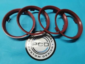 74.1 to 72.6 Spigot Rings   Set of 4   High Quality TUV APPROVED FITS BMW - Picture 1 of 1