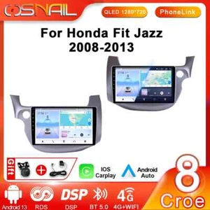 Android Car Radio Multimedia CarPlay GPS Navi 4G BT For Honda Fit Jazz 2008-2013 - Picture 1 of 40